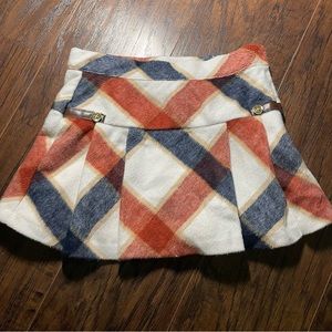 Janie and Jack Plaid Pleated Skirt